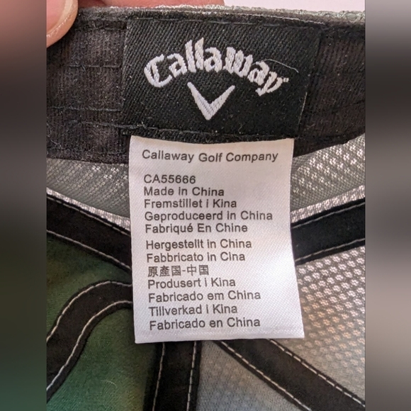 Callaway Golf Cap In Green And White Excellent Condition Embroidered - Picture 5 of 9